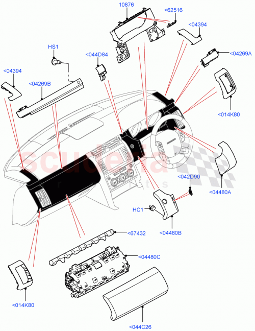 Part Diagram for Land Rover LR109129
