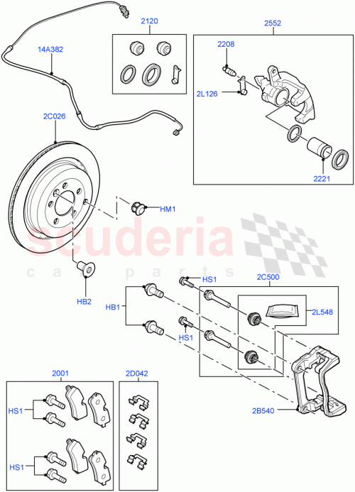 Part Diagram for Land Rover LR055454
