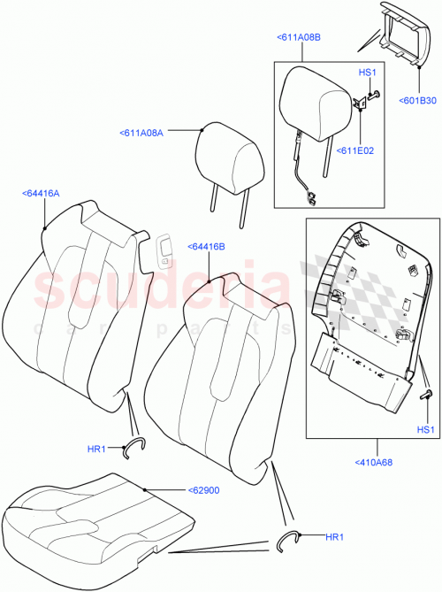 Part Diagram for Land Rover LR056415