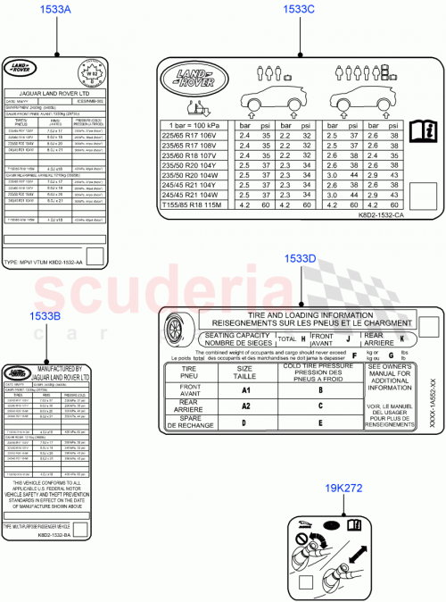 Part Diagram for Land Rover LR143396