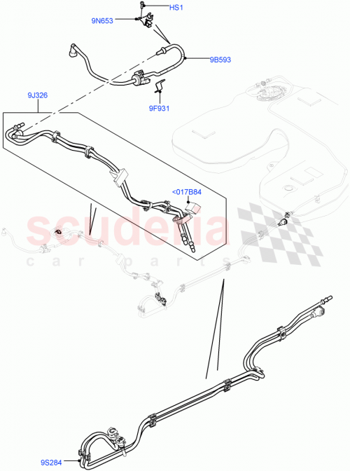 Part Diagram for Land Rover LR088540