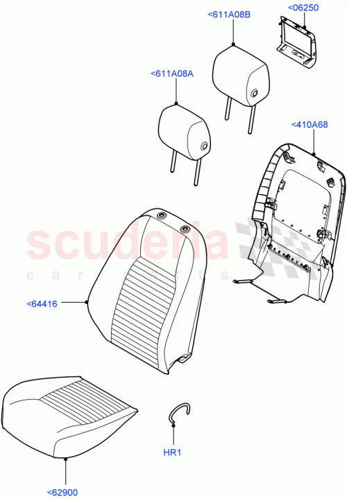 Part Diagram for Land Rover LR058625