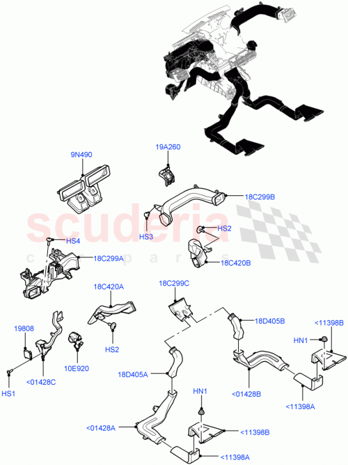 Part Diagram for Land Rover LR059580