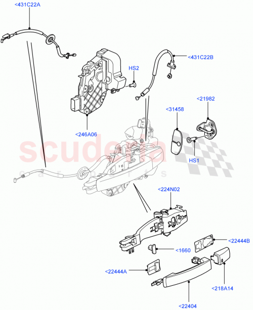 Part Diagram for Land Rover FQZ500143