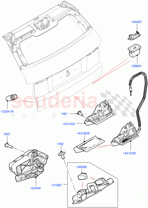 Part Diagram for Land Rover LR025550