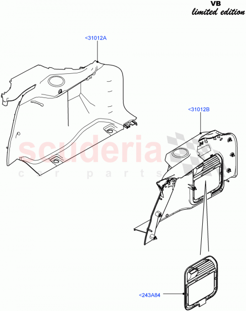 Part Diagram for Land Rover LR043631