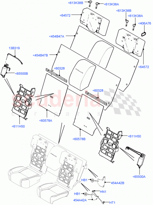 Part Diagram for Land Rover LR038203