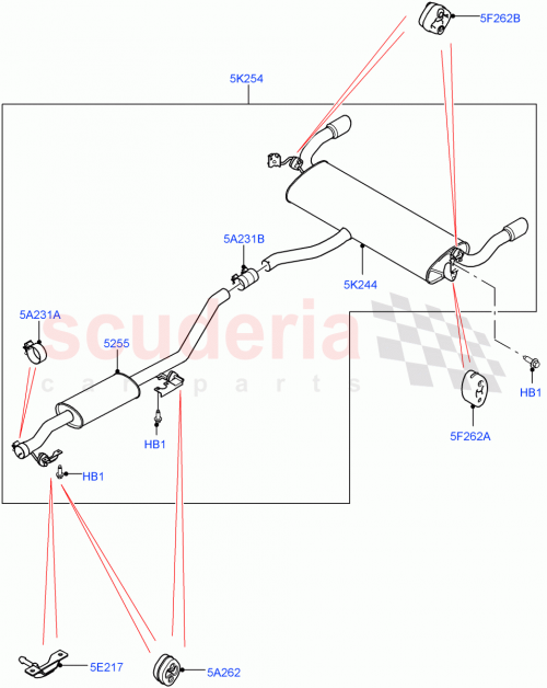 Part Diagram for Land Rover LR102001