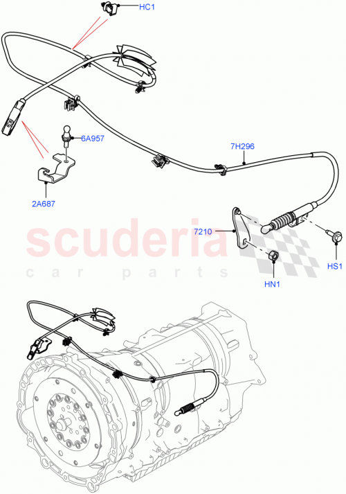 Part Diagram for Land Rover LR141628