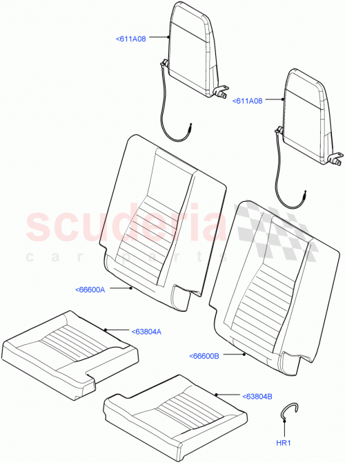 Part Diagram for Land Rover LR061962