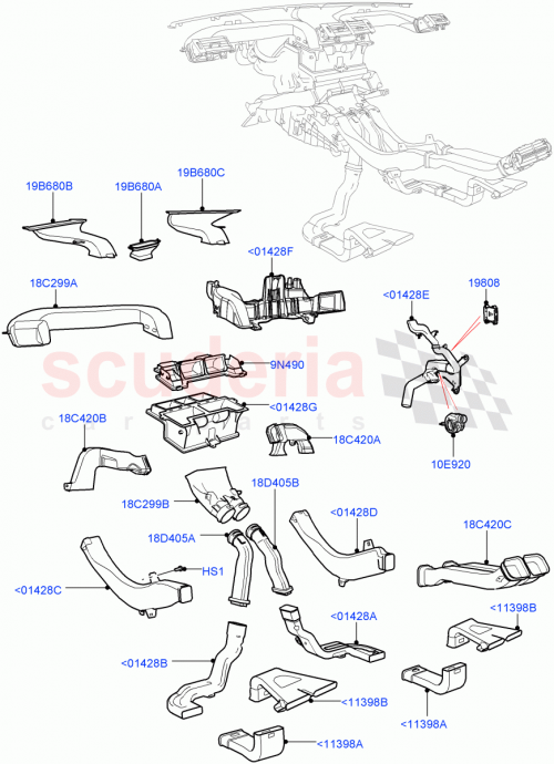 Part Diagram for Land Rover LR057816