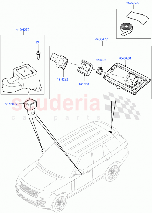 Part Diagram for Land Rover LR056229