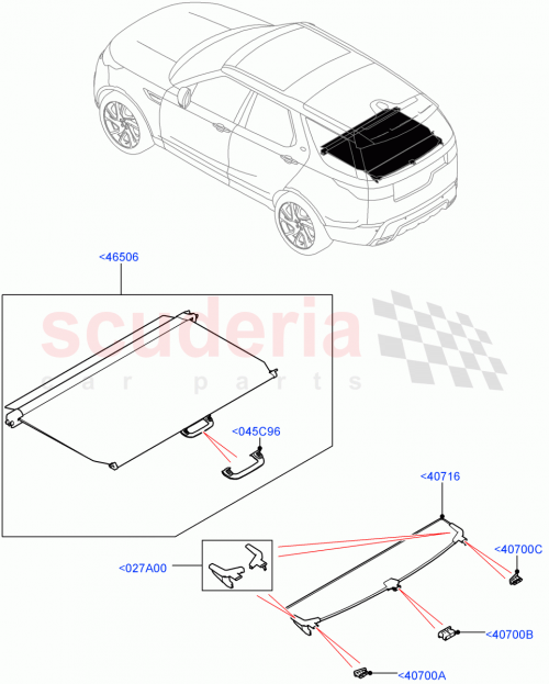 Part Diagram for Land Rover LR105618