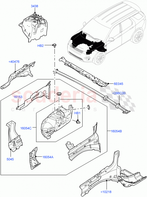 Part Diagram for Land Rover LR128467