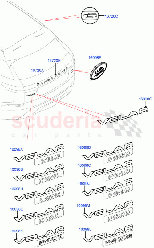 Part Diagram for Land Rover LR154633