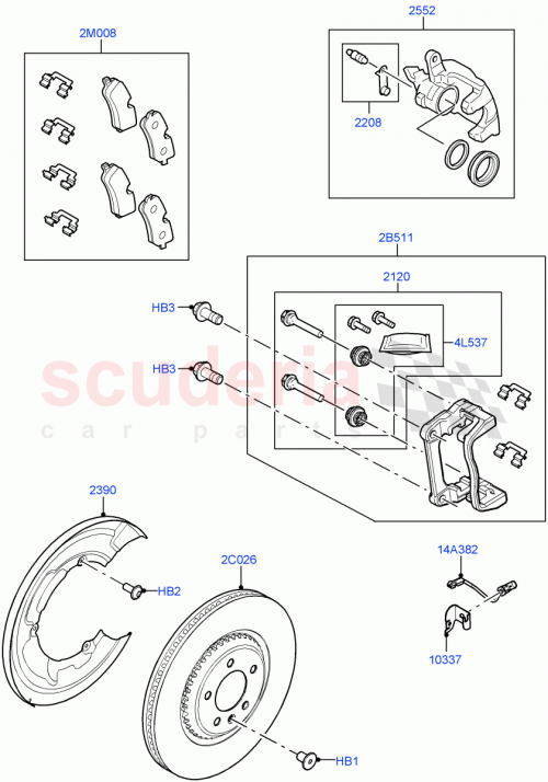 Part Diagram for Land Rover LR153547
