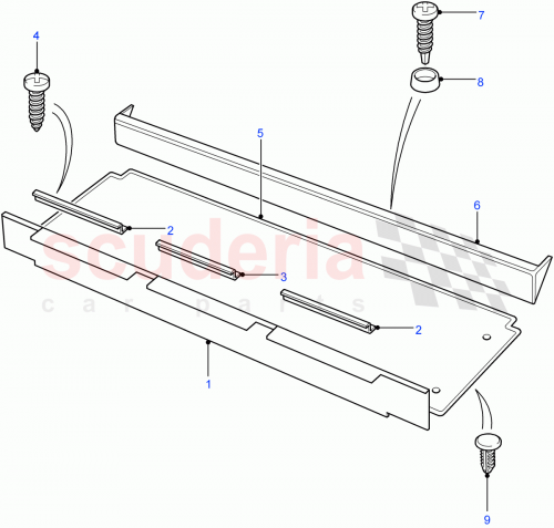 Part Diagram for Land Rover EAD500350PVJ