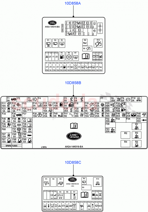 Part Diagram for Land Rover LR032794