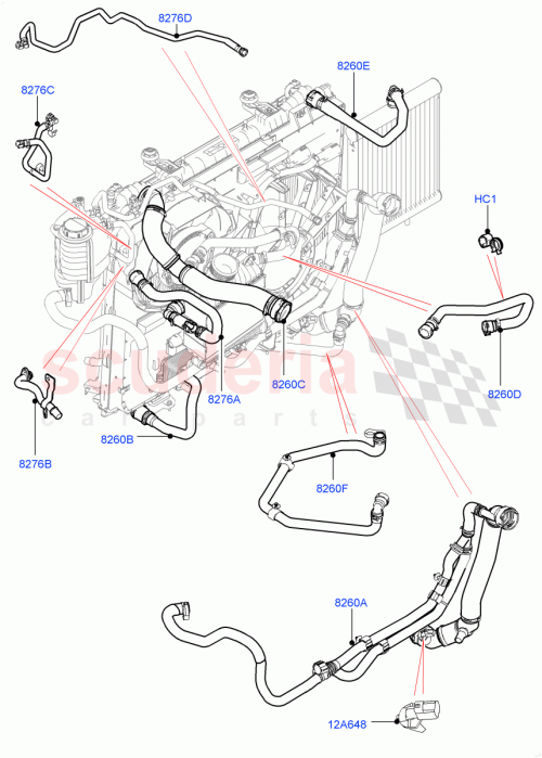 Part Diagram for Land Rover LR095813