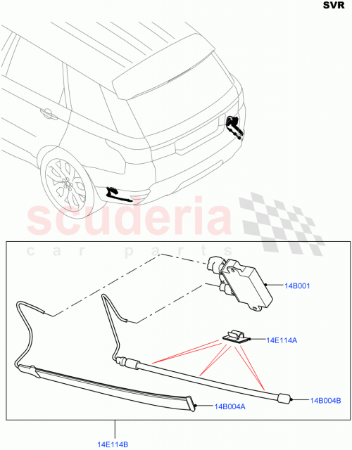 Part Diagram for Land Rover LR116265