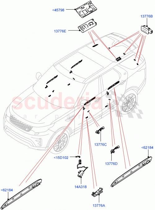 Part Diagram for Land Rover LR105312