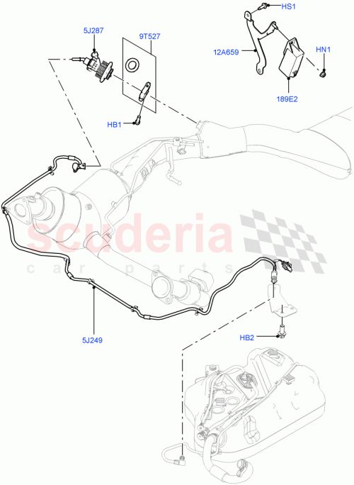 Part Diagram for Land Rover LR111542