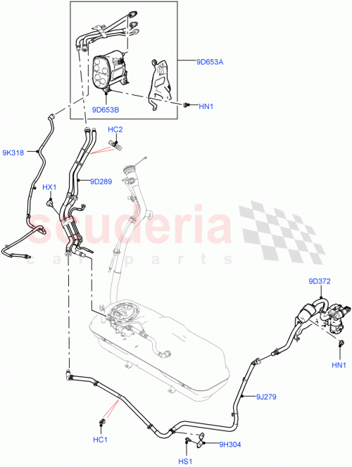 Part Diagram for Land Rover LR145278