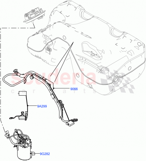 Part Diagram for Land Rover LR026190