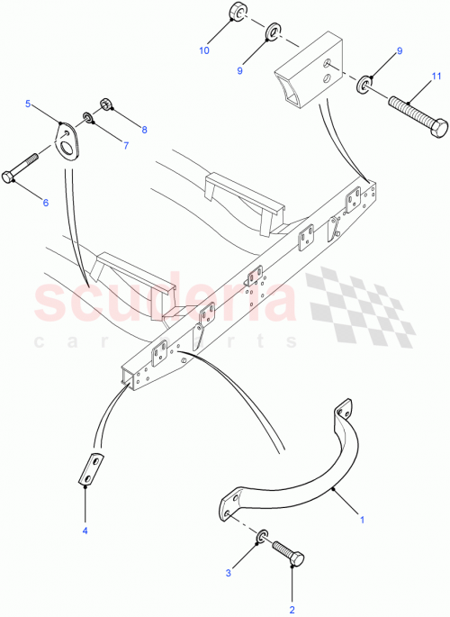 Part Diagram for Land Rover RYH500460