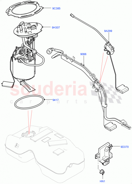 Part Diagram for Land Rover LR110945