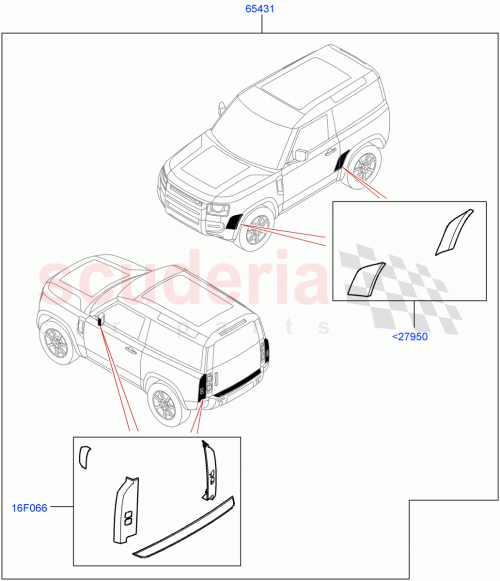 Part Diagram for Land Rover VPLEP0419