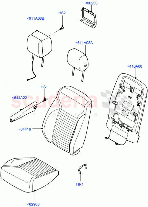 Part Diagram for Land Rover LR142697