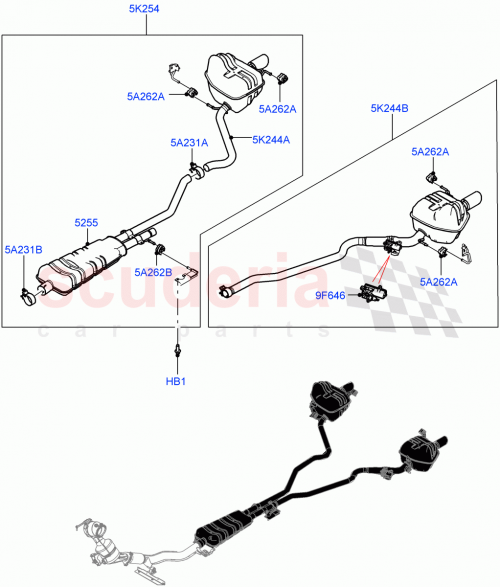 Part Diagram for Land Rover LR138691