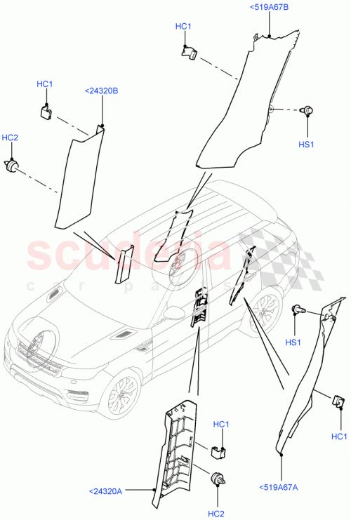 Part Diagram for Land Rover LR056928