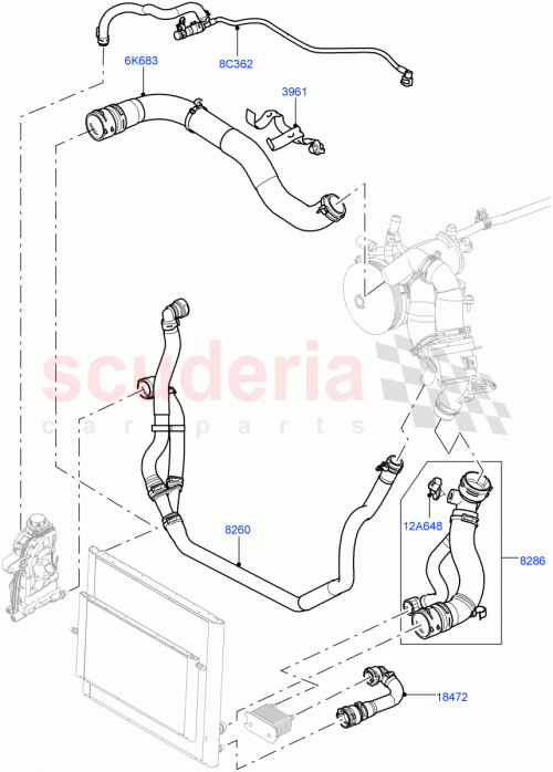 Part Diagram for Land Rover LR011482