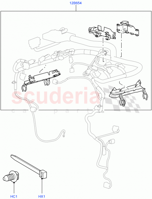 Part Diagram for Land Rover 1362567
