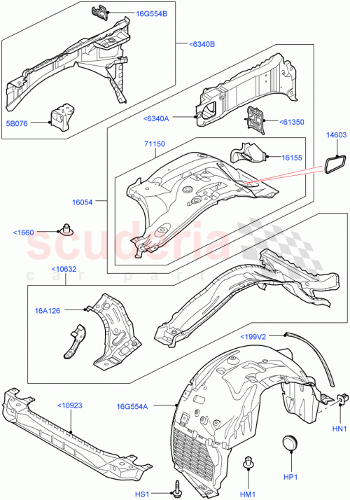 Part Diagram for Land Rover ABD780100