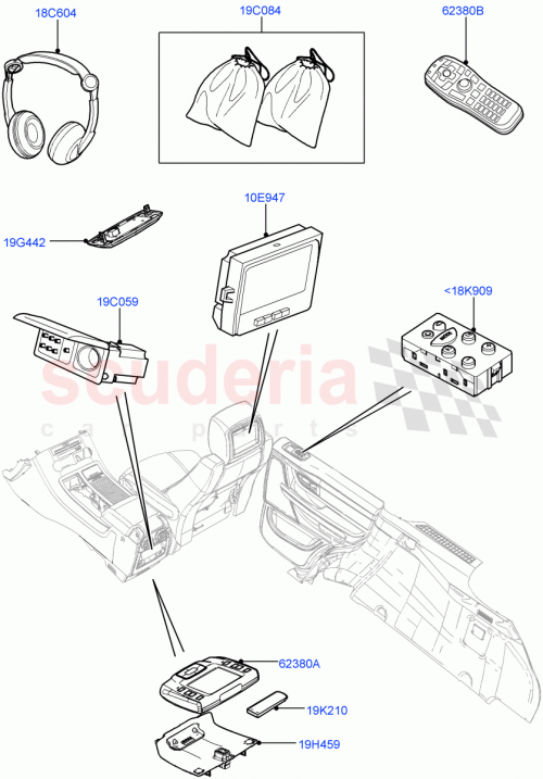 Part Diagram for Land Rover LR041301