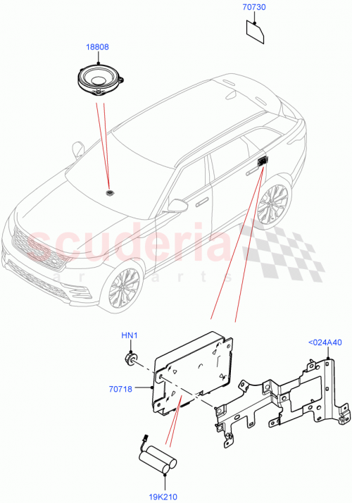 Part Diagram for Land Rover LR141134