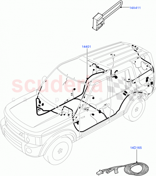 Part Diagram for Land Rover LR015844