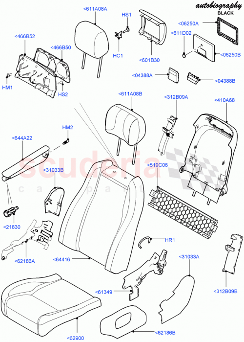 Part Diagram for Land Rover LR054419