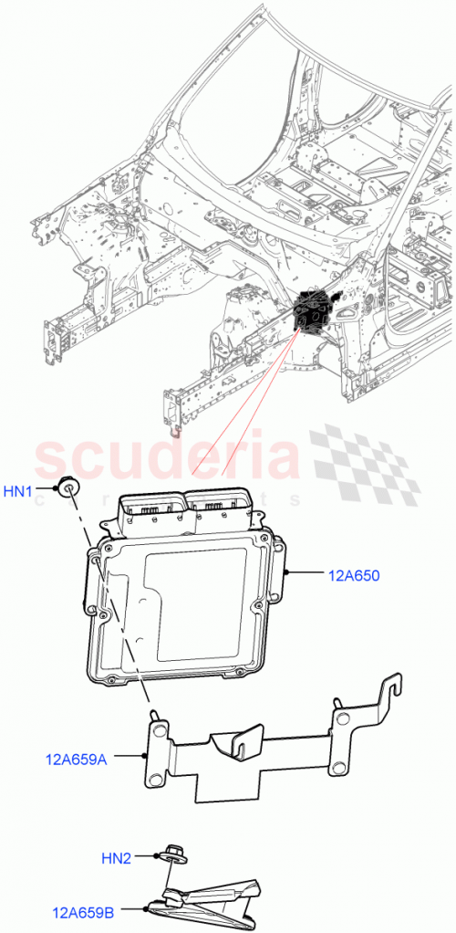 Part Diagram for Land Rover LR147011