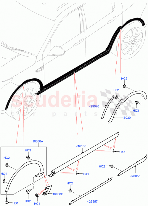 Part Diagram for Land Rover LR149829