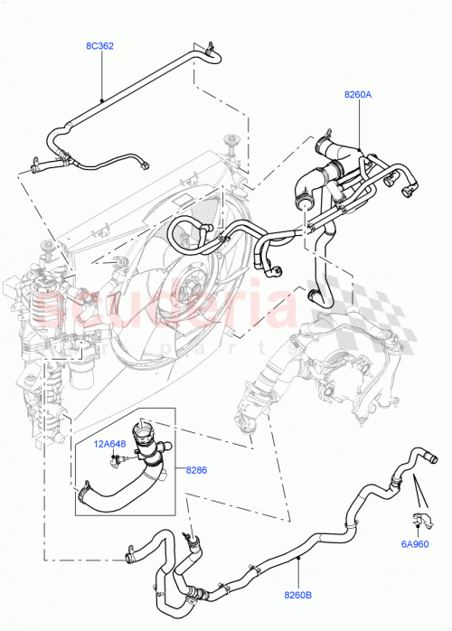 Part Diagram for Land Rover LR014313