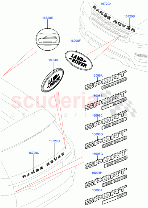 Part Diagram for Land Rover LR084223