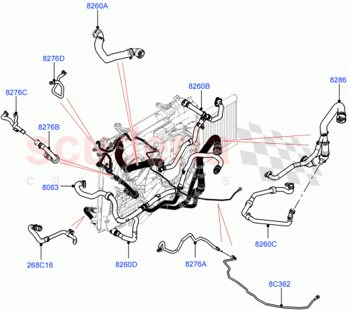 Part Diagram for Land Rover LR140811