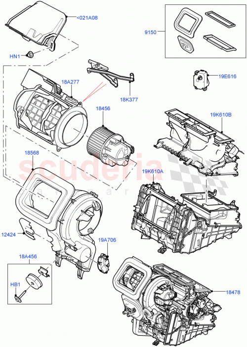 Part Diagram for Land Rover LR134574