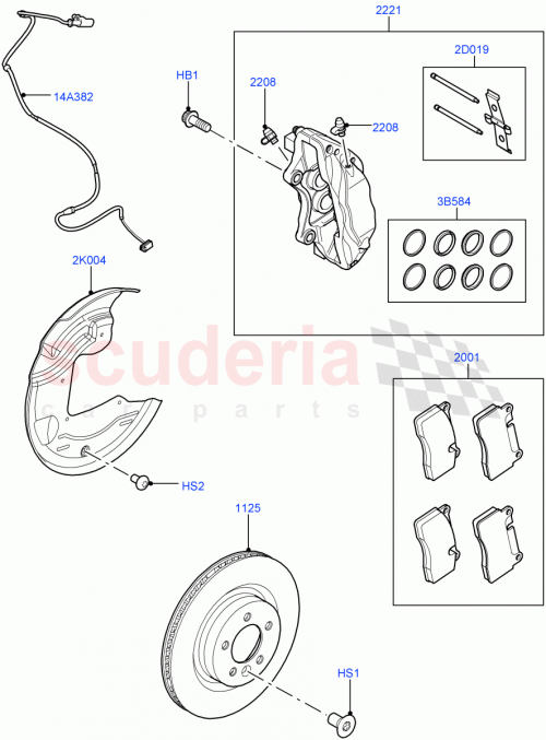 Part Diagram for Land Rover SEM500026