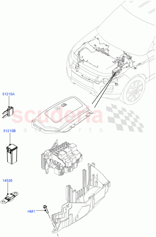 Part Diagram for Land Rover LR030046