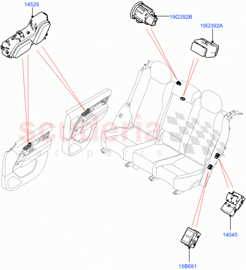 Part Diagram for Land Rover LR150586
